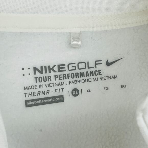 HARVARD Sweatshirt Mens XL VARSITY CLUB NIKE GOLF Crimson University MA White - Picture 5 of 16